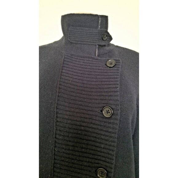 BANANA REPUBLIC WOMEN'S WOOL MIX KNITTED CARDIGAN BUTTON COLLAR SIZE M #832 - Picture 3 of 13